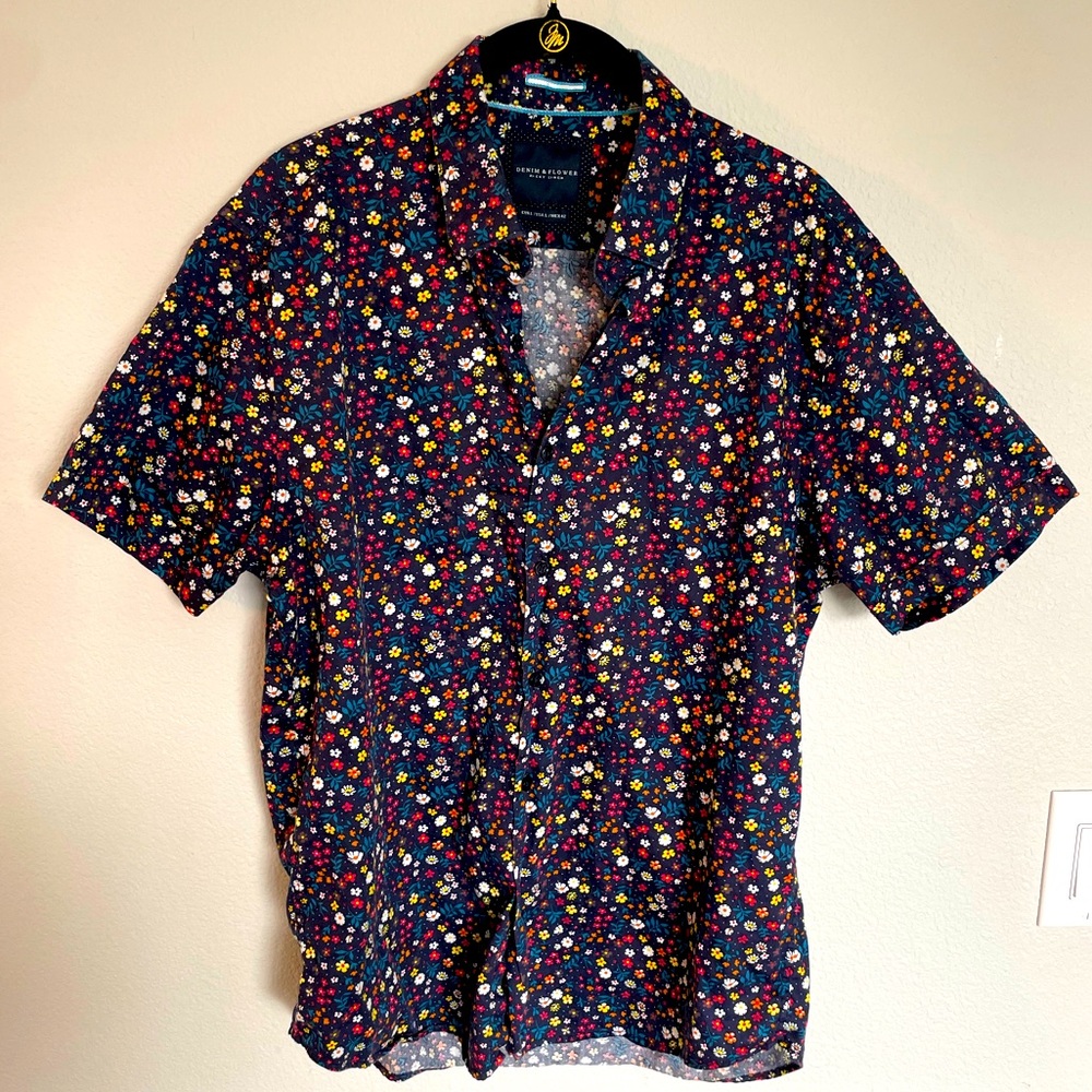 mens short sleeve button up